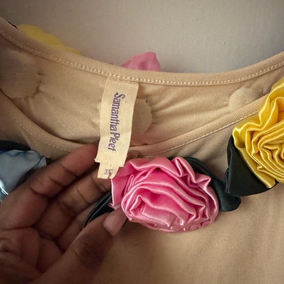 Samantha Pleet Persephone Garland Blouse - Picture 6 of 7